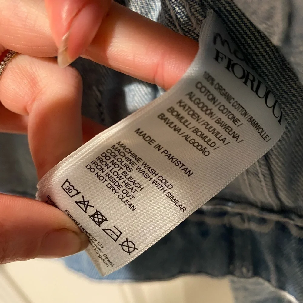 FIORUCCI ALL OVER ANGELS DENIM JACKET BLUE - Picture 8 of 13